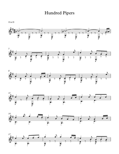 Hundred Pipers - Traditional Scottish Song (arr. Milan Mitic)