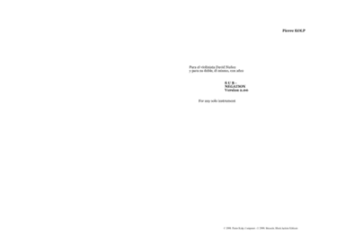 Sub negation 2 (solo, for any instrument)