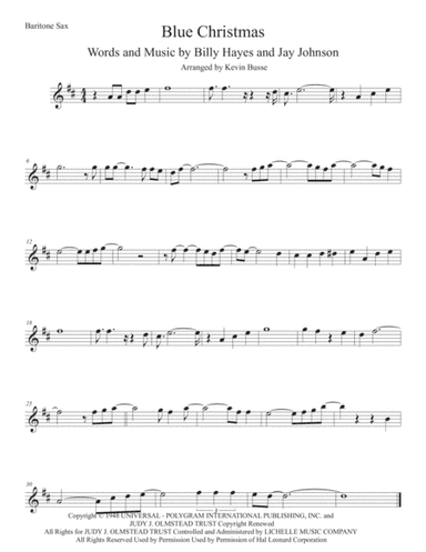 Blue Christmas (arr. Kevin Busse)