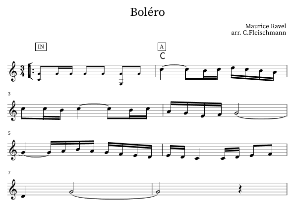 Boléro (arr. Christoph Fleischmann)