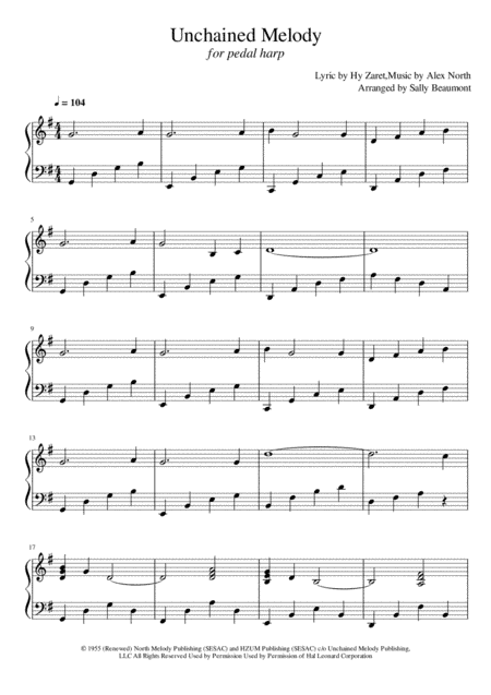 Unchained Melody (arr. Sally Beaumont)