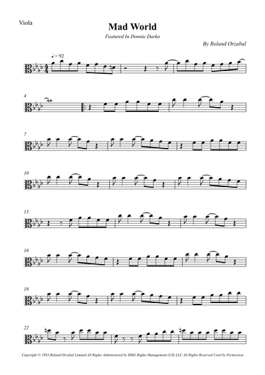 Mad World (arr. Wesley S. SIlva)