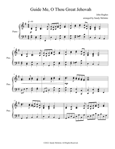 Guide Me, O Thou Great Jehovah (arr. Sandy McIntire)