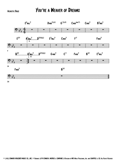 A Weaver Of Dreams (arr. Anderson Quevedo)