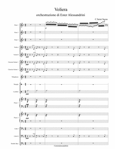 Aviary (arr. Ester Alessandrini)