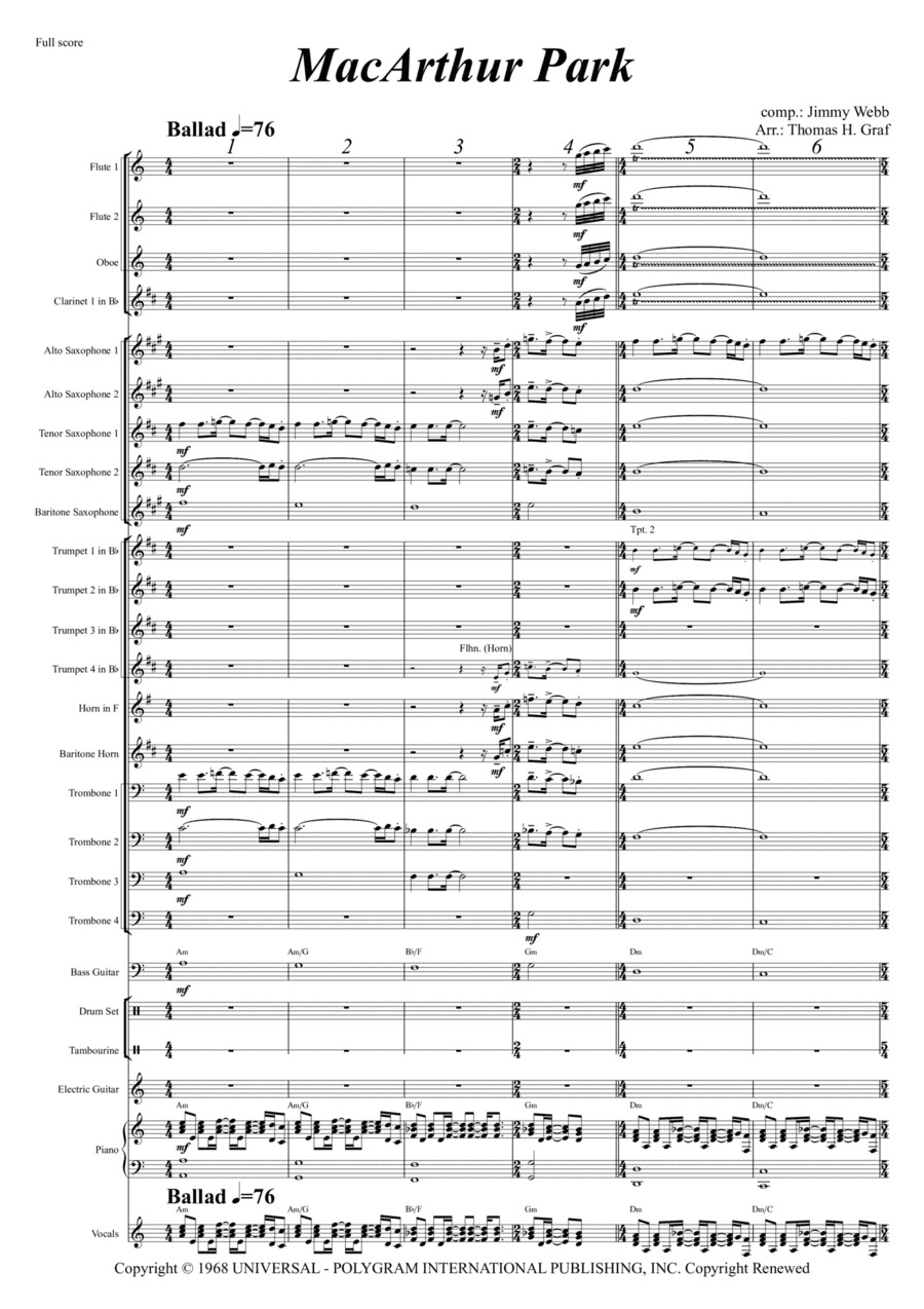 Macarthur Park (arr. Thomas Graf)