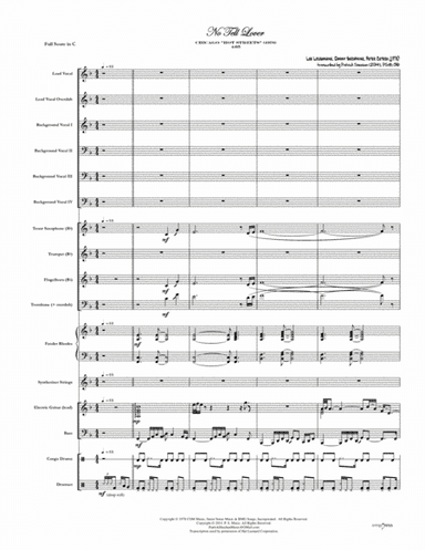 No Tell Lover (arr. Patrick Sheehan)