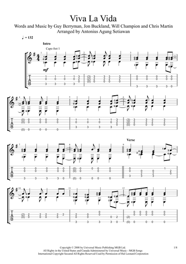 Viva La Vida (arr. Antonius Agung Setiawan)