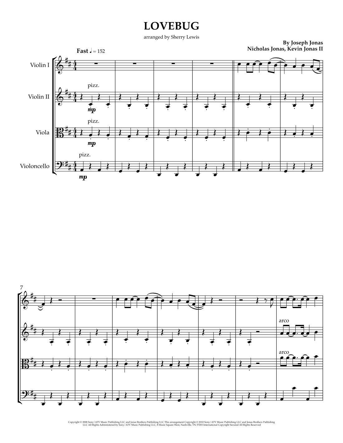 Lovebug (arr. Sherry Lewis)