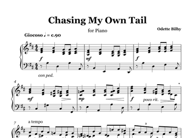 Chasing My Own Tail (Piano Solo Grade 5)