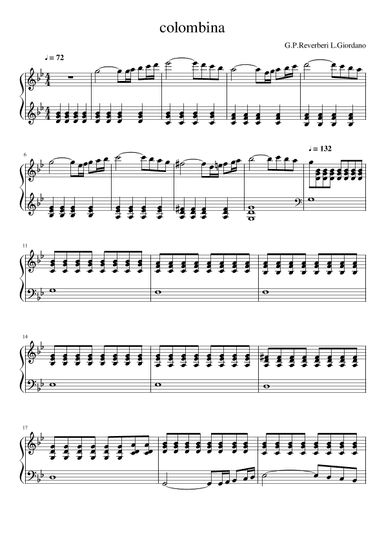 Colombina (arr. Gianluca Giovannetti)