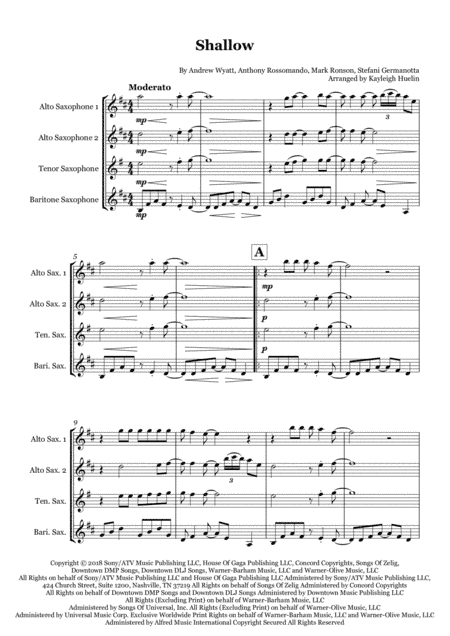 Shallow (arr. Kayleigh Huelin)