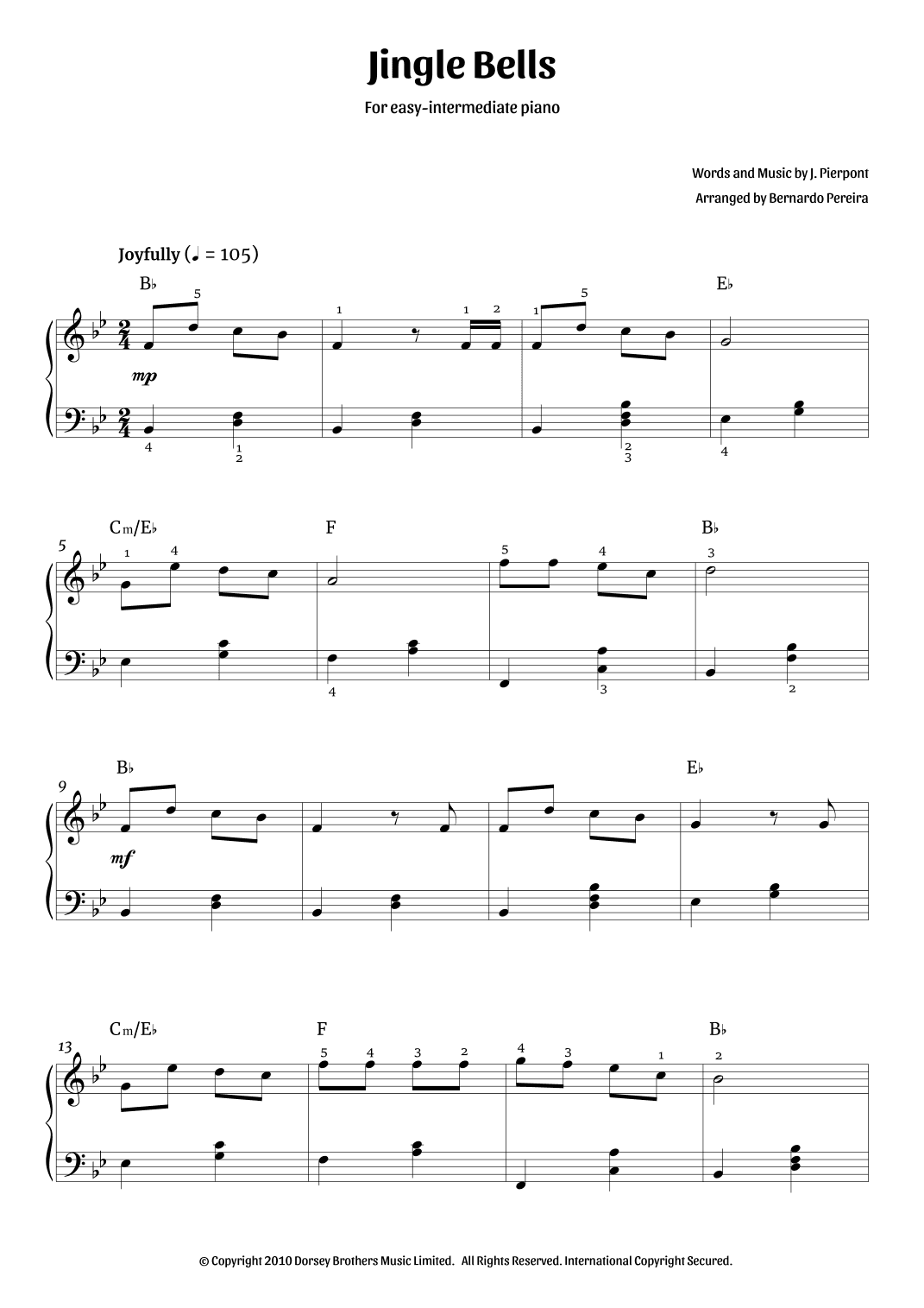 Jingle Bells (arr. Bernardo Pereira)
