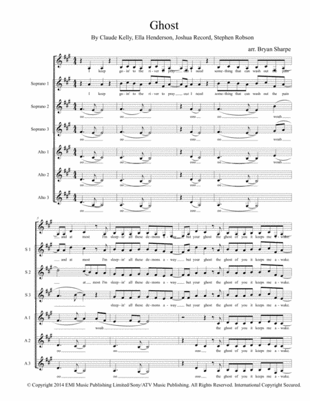 Ghost (arr. Bryan Sharpe)