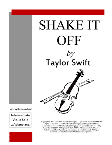 Shake It Off (arr. Kristen Allred)