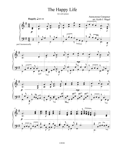 The Happy Life (arr. Keith James)