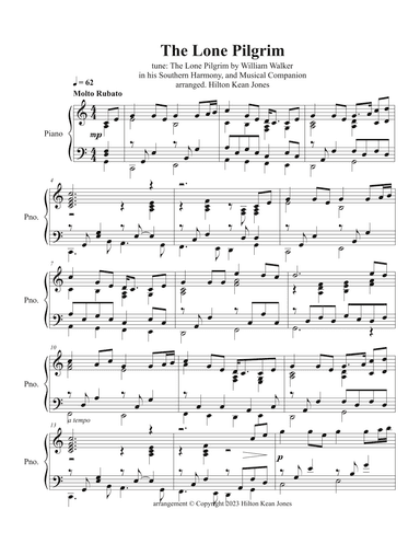 The Lone Pilgrim (piano solo) (arr. Hilton Kean Jones)