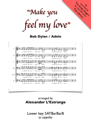 Make You Feel My Love (arr. Alexander L'Estrange)