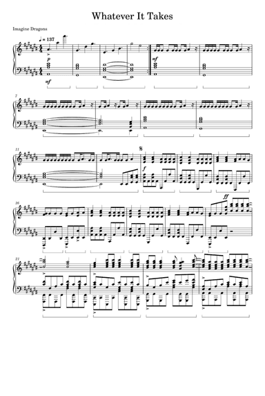 Whatever It Takes (arr. Imagine Dragons)