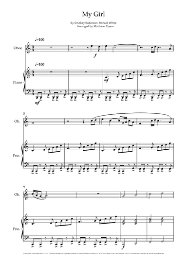 My Girl (arr. Matthew pyeon)
