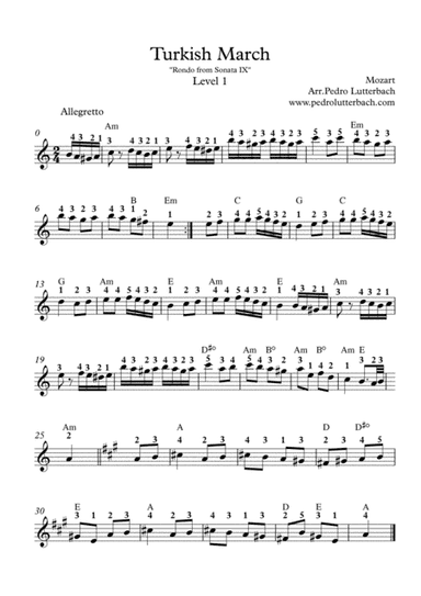 Turkish March (arr. Pedro Lutterbach)