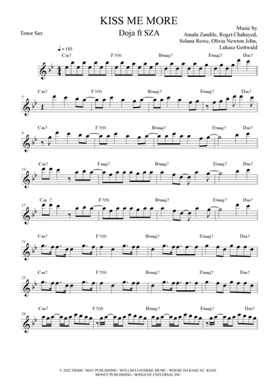 Kiss Me More (arr. Anderson Quevedo)