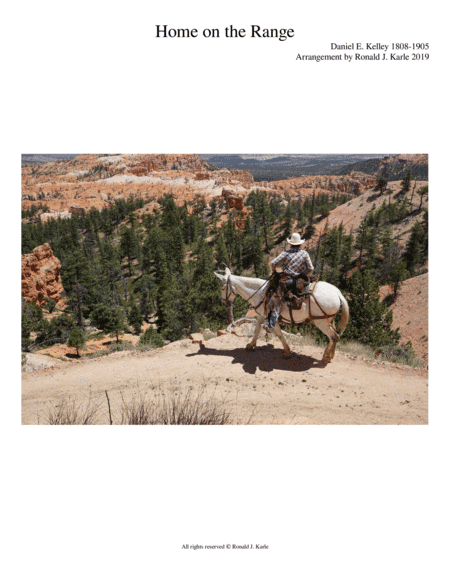 Home on the Range (arr. Ronald J. Karle)