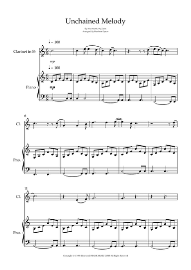 Unchained Melody (arr. Matthew pyeon)