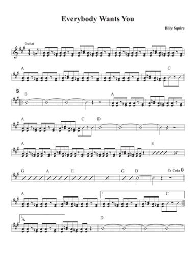 Everybody Wants You (arr. David M Fagnant)