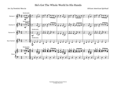He's Got The Whole World In His Hands (arr. Dominic Meccia)