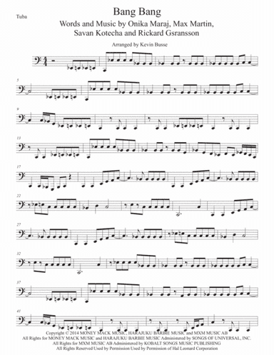 Bang Bang (arr. Kevin Busse)