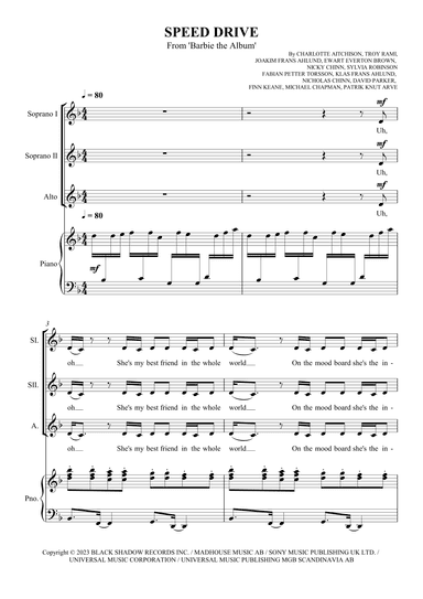 Speed Drive (arr. SCMusic)