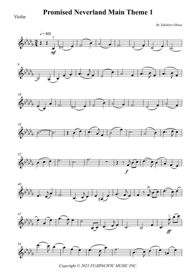 Promised Neverland Main Theme 1 (arr. Wesley S. SIlva)