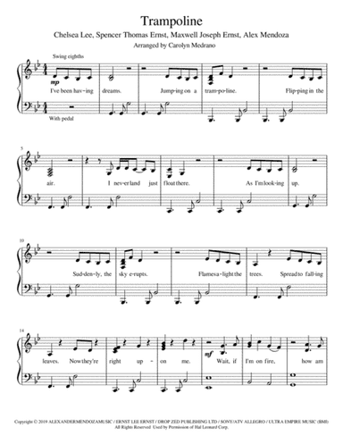 Trampoline (arr. Carolyn Medrano)