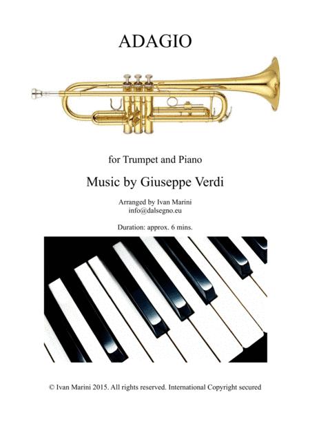 ADAGIO for Trumpet and Piano - by Giuseppe Verdi (arr. Ivan Marini)