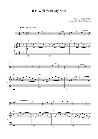 It Is Well With My Soul (arr. Kaiserin Rebecca)