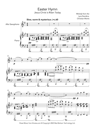 Easter Hymn (Jesus Christ is Risen Today) (arr. Christian Morris)