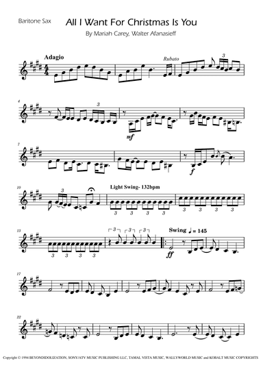 All I Want For Christmas Is You (arr. Ygor Nunes)