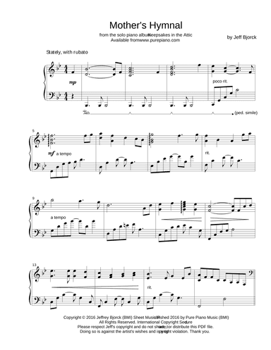 Mother's Hymnal