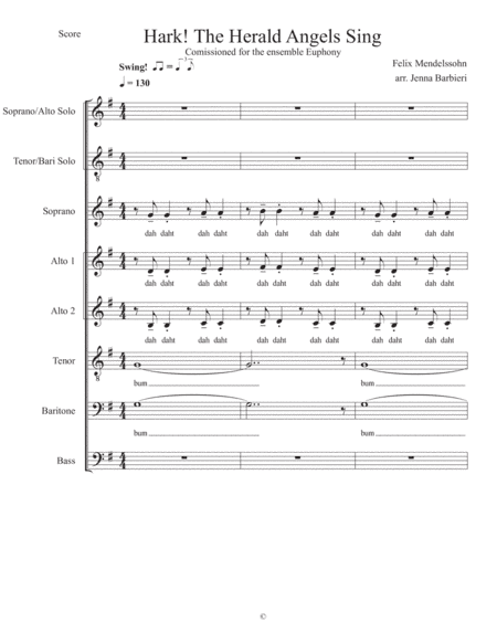 Hark! The Herald Angels Sing (arr. Jenna Barbieri)