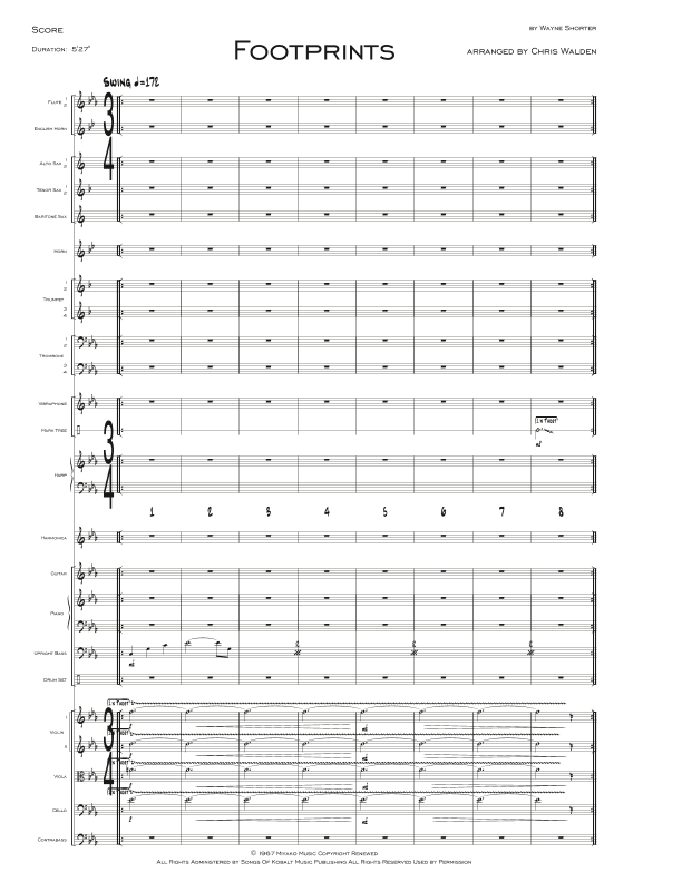 Footprints (arr. Chris Walden)