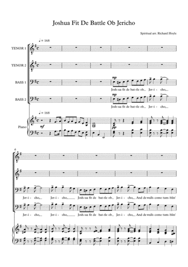 Joshua Fit De Battle Ob Jericho (arr. Richard Hoyle)