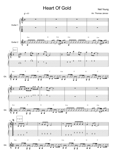 Heart Of Gold (arr. Thomas Jancso)