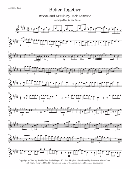Better Together (arr. Kevin Busse)