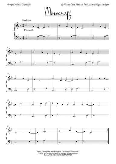 Minecraft (arr. Lcheg Music)