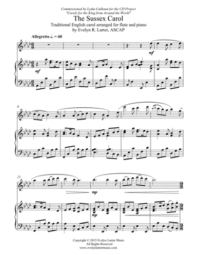The Sussex Carol (arr. Evelyn Larter Music)