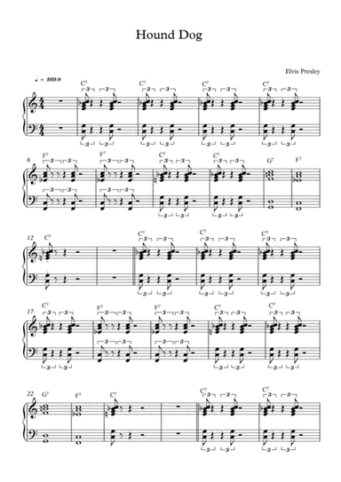 Hound Dog (arr. Mercy, P)