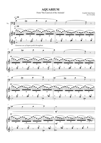 Aquarium (From The Carnival of the Animals) (arr. SCMusic)