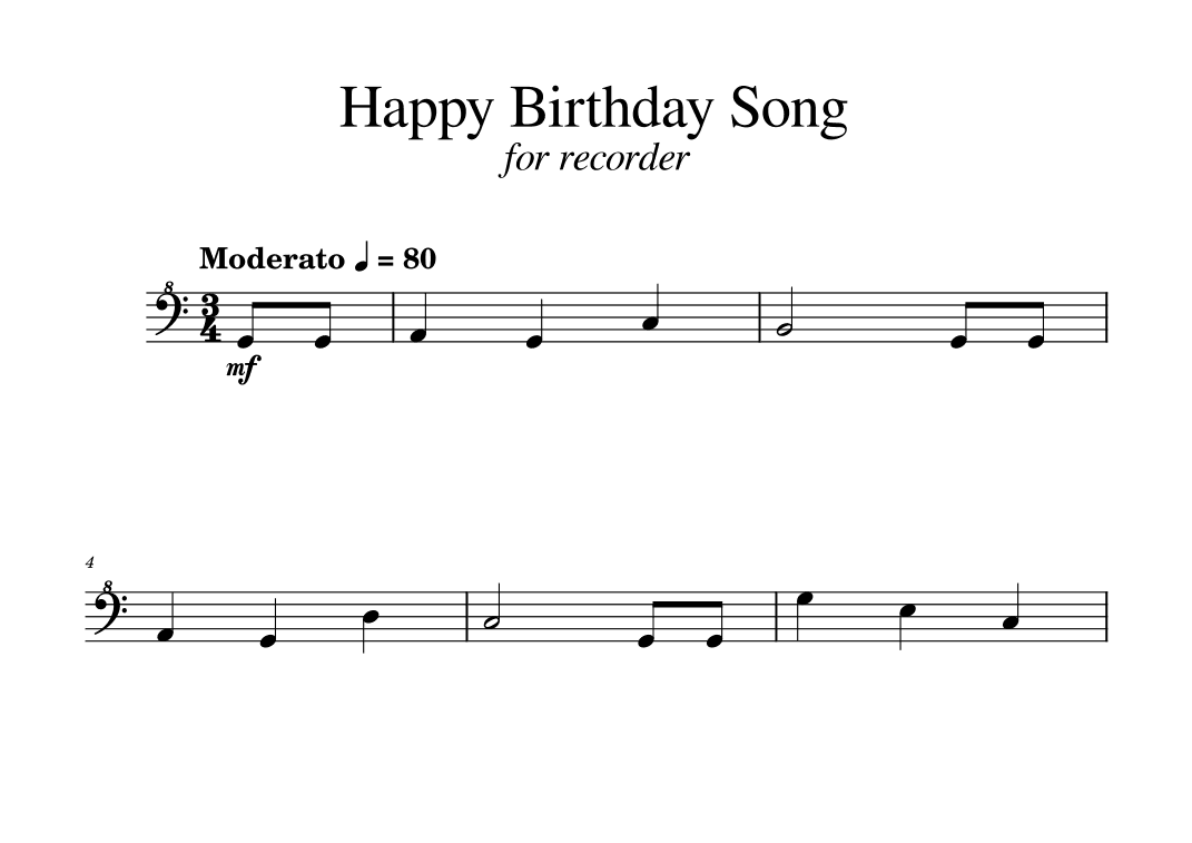 Happy Birthday Song (arr. Golden Skull Editions)