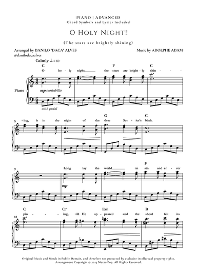 O Holy Night (arr. Danilo "Daca" Alves)